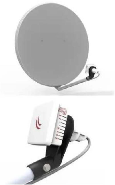 Mikrotik LDF 5 - Assembling on dish - 1