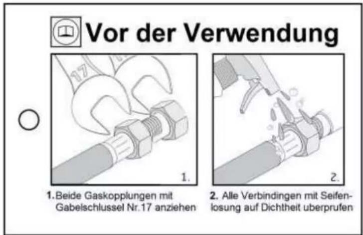 Eurom THG 14000 - Anforderungen an die Gas Art - 1