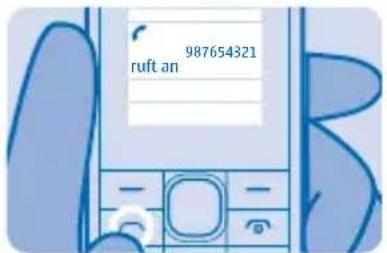 ruft an 987654321