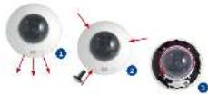 Mobotix MX-D16A-F-6D6N036 - Einschrauben der Objektow, nur bei Sonorbrackahl - 1