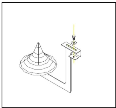 WHIRLPOOL ADN 102 - Assembling the dispersion cone - 1
