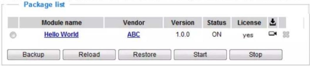 Vivotek FD9365-EHTV - Applications > Package management - a.k.a., VADP (VIVOTEK Application Development Platform) - 3