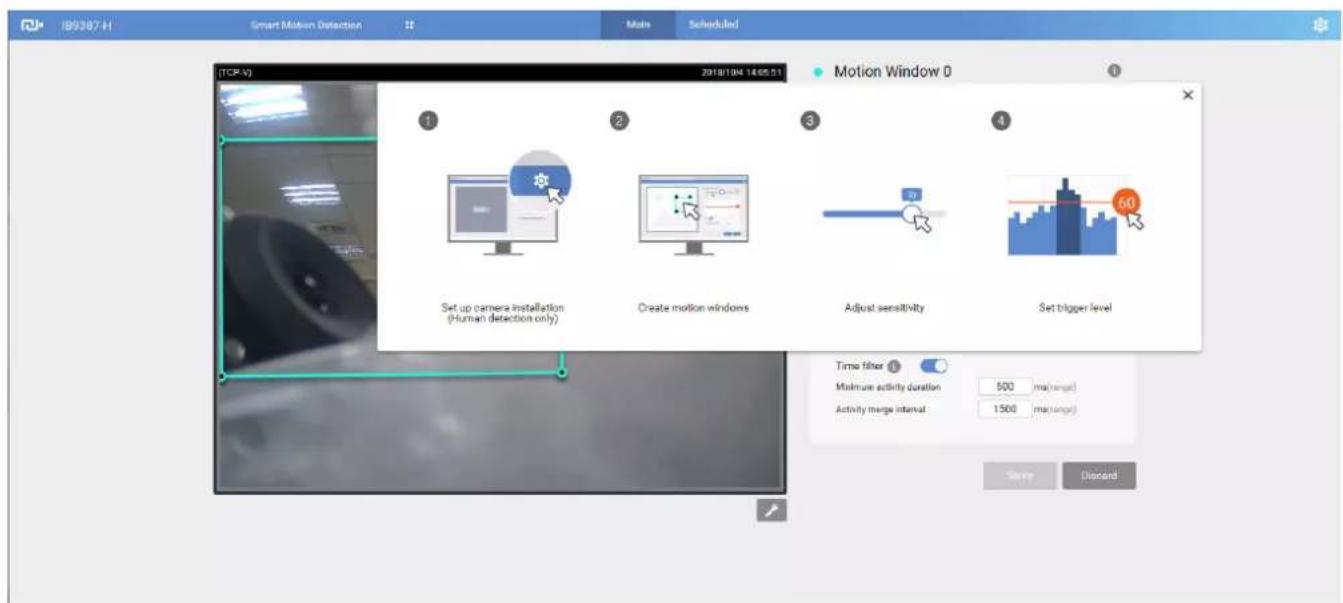 Vivotek FD9365-EHTV - Applications > Motion detection - 1