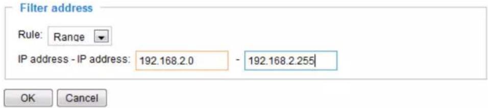 Vivotek FD9365-EHTV - >Add ipv6 filter list - 2