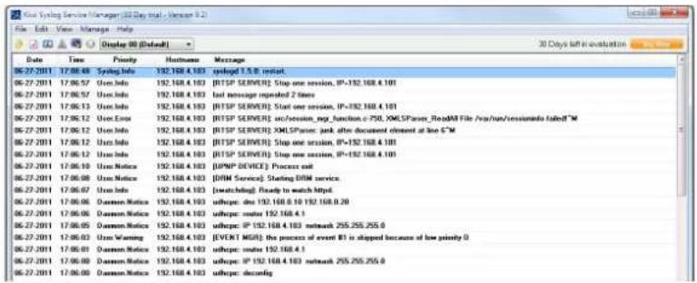 Vivotek FD9365-EHTV - Log server settings - 2