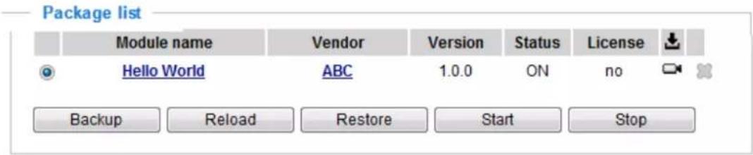 Vivotek FD9365-EHTV - Applications > Package management - a.k.a., VADP (VIVOTEK Application Development Platform) - 4