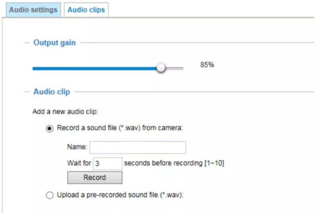 Vivotek FD9365-EHTV - Audio clips - 1