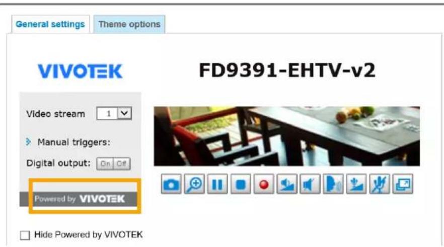 Vivotek FD9365-EHTV - General settings - 1