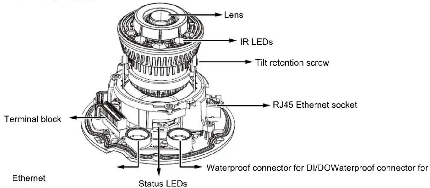 Vivotek FD9365-HTV - Outer View (FD9165) - 4