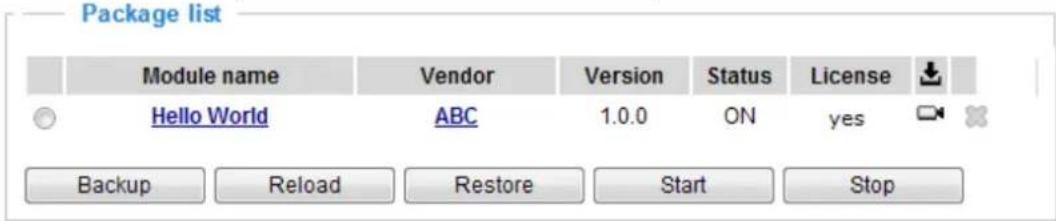 Vivotek FD9365-HTV - Applications > Package management - a.k.a., VADP (VIVOTEK Application Development Platform) - 3