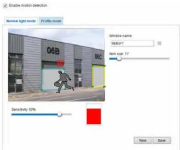 Vivotek FD9365-HTV - Applications > Motion detection - 2