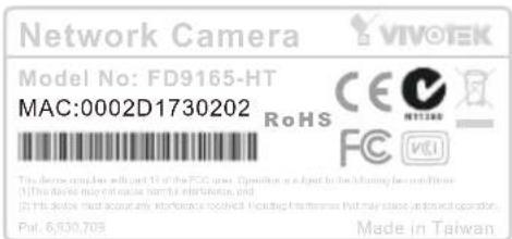 Vivotek FD9365-HTV - Software Installation - 3