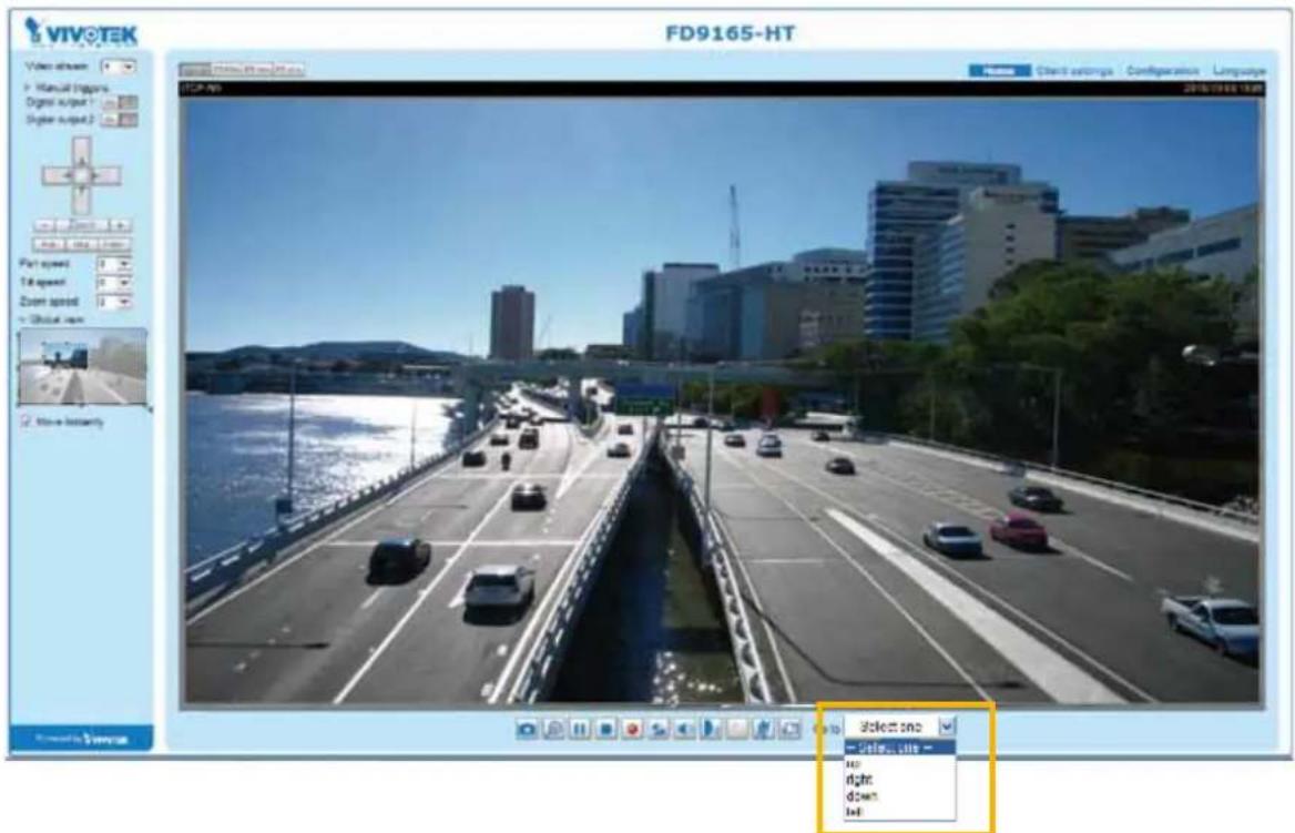 Vivotek FD9365-HTV - Home page in the E-PTZ Mode - 1