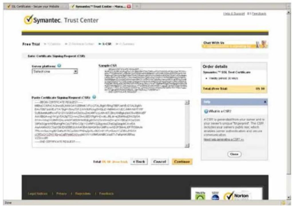 Vivotek FD9365-HTV - Create certificate request and install - 4