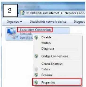 ACTi A31 - Manually adjust the IP address of the PC: - 2