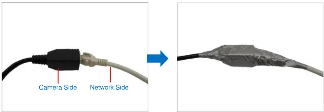 ACTi A31 - Using Waterproof Tape (for A31, A41 \~ A47, A415) - 1