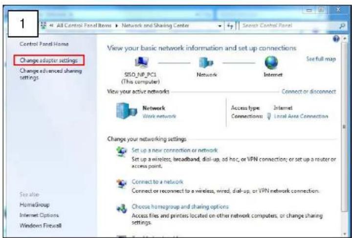 ACTi A92 - Manually adjust the IP address of the PC: - 1