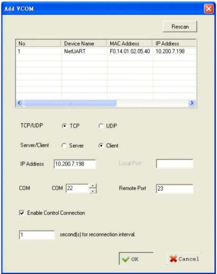 Planar EP5814K - Adding a Virtual COM Port - 1