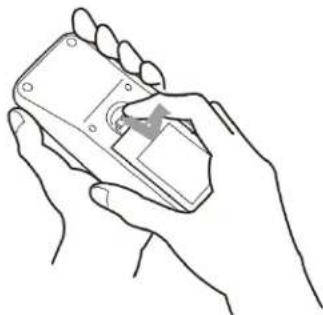 Planar EP5814K - Remove the battery cover. - 1