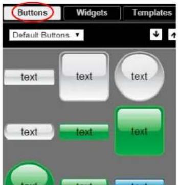 Buttons Widgets Templates Default Buttons text text text text text text