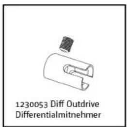 1230053 Diff Outdrive Differentialmitnehmer