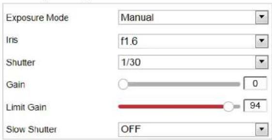 Hikvision DS-2DE4A215IW-DE - Exposure Sengs - 3