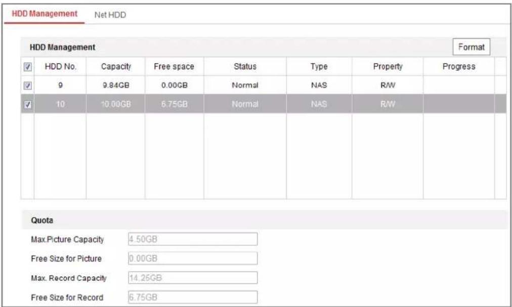 Hikvision DS-2CD2135FWD-IS - Add Net HDD. - 3