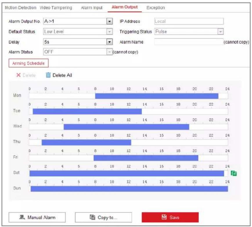 Hikvision DS-2CD2135FWD-IS - Configuring Alarm Output - 1