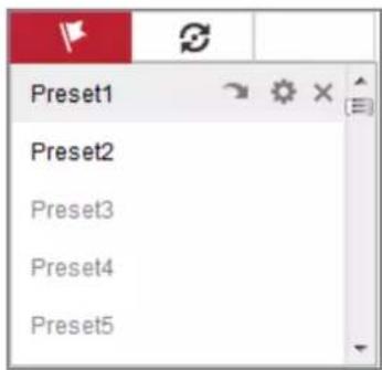 Hikvision DS-2CD2135FWD-IS - - Setting a Preset: - 1