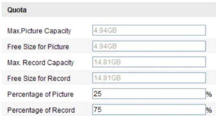 Hikvision DS-2CD4A85F-IZHS - Configuration > Advanced Configuration > Storage > NAS - 5