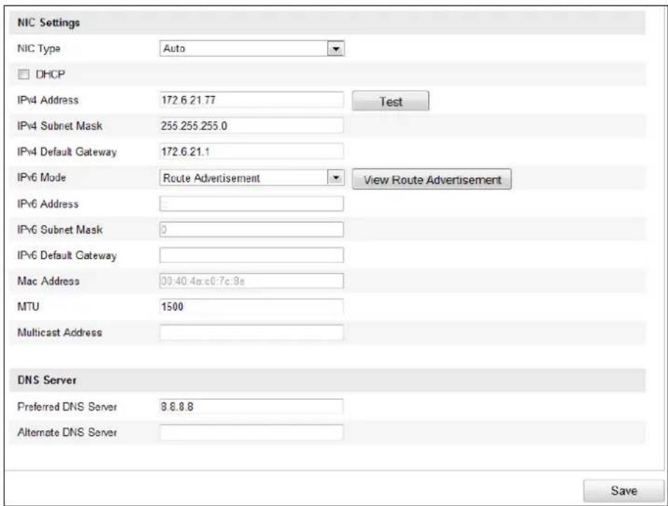 Hikvision DS-2DE7320IW-AE - Enter TCP/IP Setngs interface: - 1