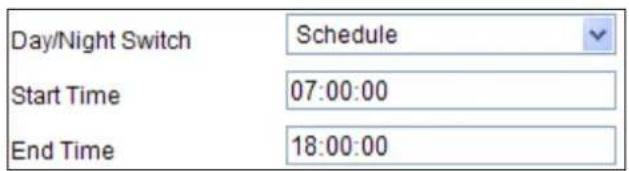 Hikvision DS-2DE7320IW-AE - ◆ Schedule: - 2