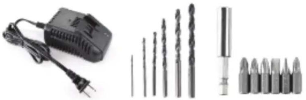 Workzone 20V Max Li-Ion Drill with 59 Pc Project Kit - El conjunto incluye las siguientes piezas - 1