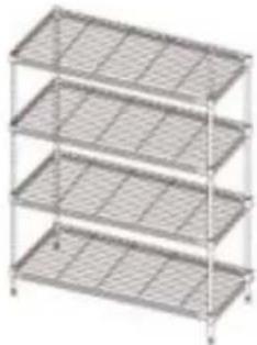 Easy Home 4-Tier Chrome Shelving - ESTANTERÍA CROMADA DE CONSTRUCCIÓN REFORZADA - 2