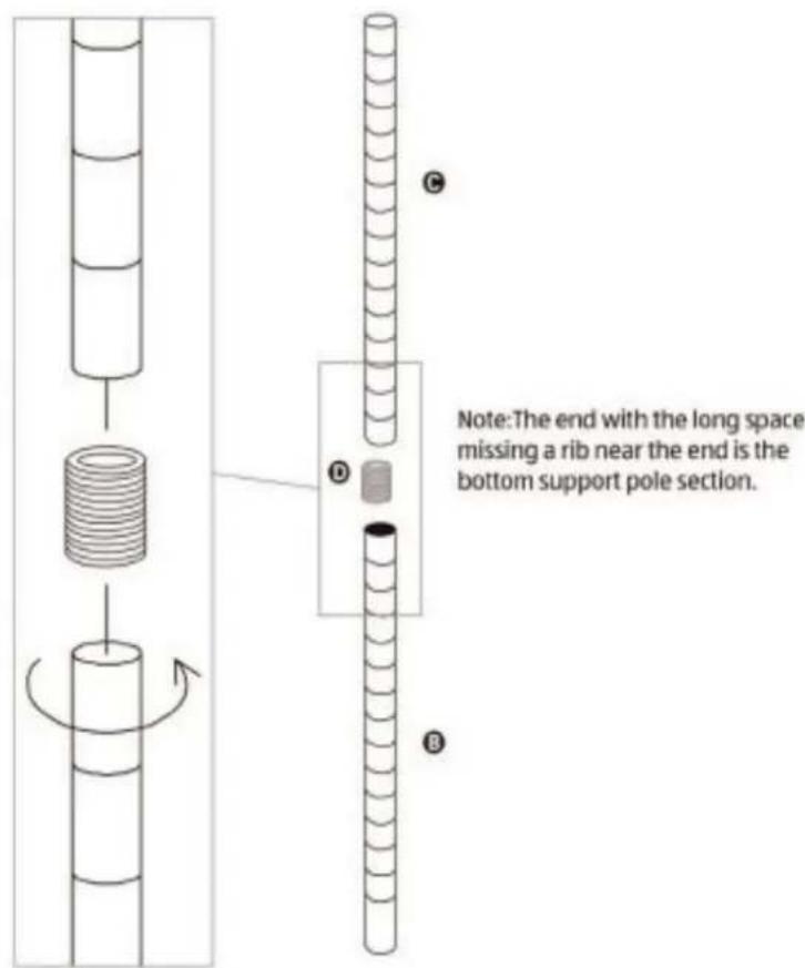 Easy Home 4-Tier Chrome Shelving - Step 2 - 2