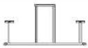 Easy Home Gardenline 6' Folding Picnic Table - Warning - 4