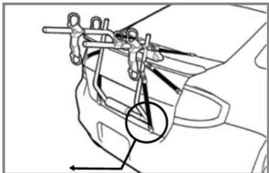 Bikemate 2-Bike Trunk Rack SCT102 - Contenido - 2
