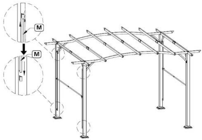 Gardenline Pergola 21919-17/49964-17 - Instrucciones de ensamblaje - 2