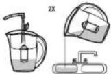 Crofton 6 Cup Water Filtration Pitcher 45707 - Warranty - 1