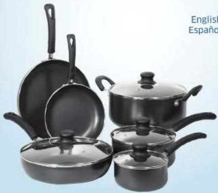 Crofton 15 Piece Cookware Set 48822 - BATERÍA DE COCINA DE 15 PIEZAS - 4