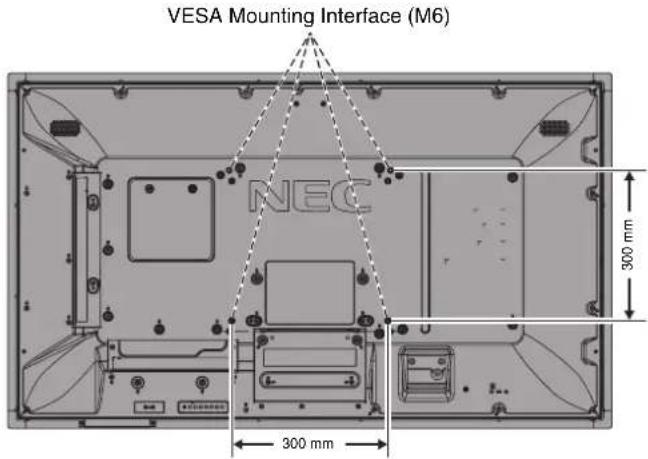 NEC MultiSync V484-T - Attach Mounting Accessories - 1