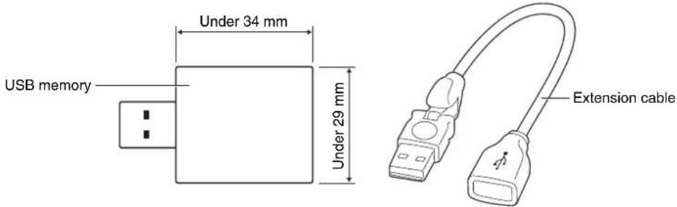NEC MultiSync V484-T - Compatible USB memory - 1