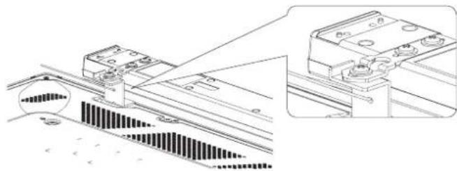 NEC MultiSync V484-T - Installing a wire to a monitor with installed speakers - 1
