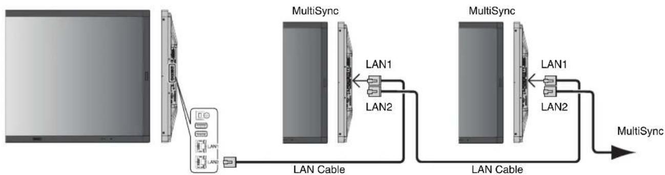 NEC MultiSync V484-T - Multiple Monitors Connection - 1