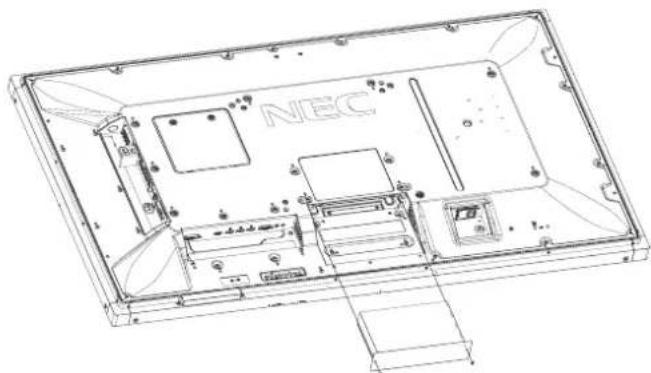 NEC MultiSync V484-T - Using an Option Board - 2