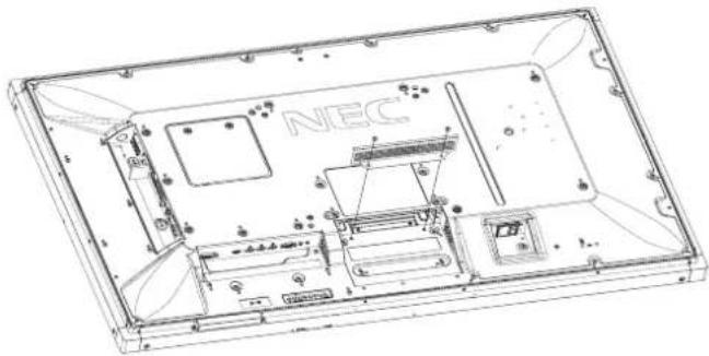 NEC MultiSync V484-T - Using an Option Board - 1
