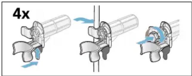 SIEMENS WM4UH641 - Transportsicherungen einbauen: - 2