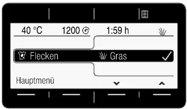 SIEMENS iQ800 WM6YH741 - Taste Antiflecken-System 🎨 gewählt - 1