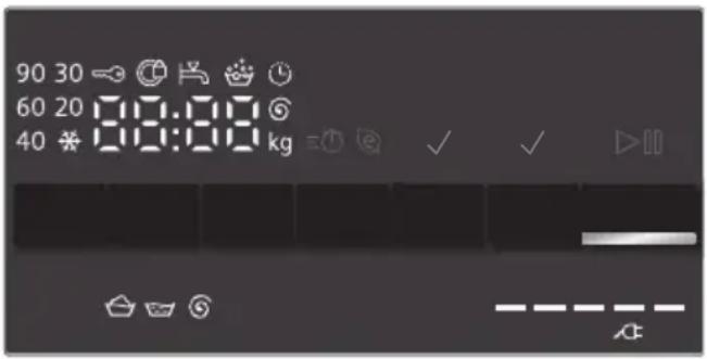 SIEMENS iQ500 WM14T4S2AT - Anzeigefeld - 1