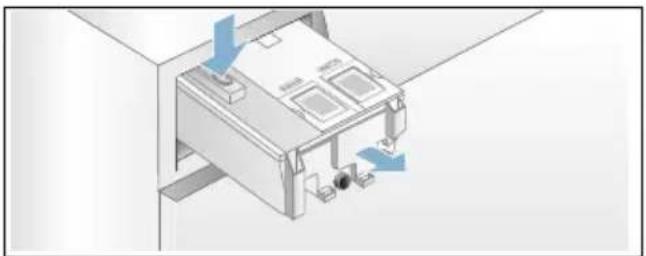 SIEMENS iQ500 WM14T6G1 - Dosierbehälter/Waschmittelschublade reinigen: - 1